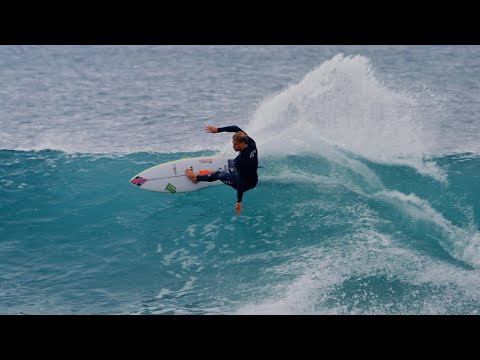 Ethan Ewing surfing Bells Beach