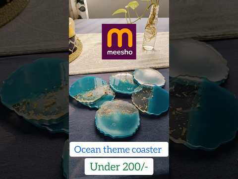 Meesho finds ocean theme coaster #meesho #coaster #ytshots #shorts #viralsong