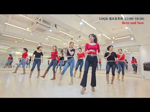 Here and Now Line Dance l High Improver l 히어 엔드 나우 라인댄스 l Linedancequeen l Junghye Yoon