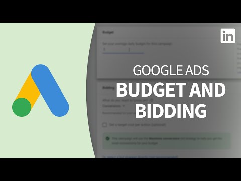 Google Ads Tutorial - Set up your campaign budget and bidding