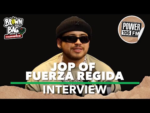 JOP of Fuerza Regida Talks Partnering with Drake, Sings Live & Talks New Tour