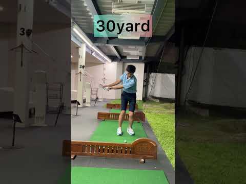 ９０切りの９０のチャレンジ【その３６　正面からversion】アプローチの距離と振り幅！#ゴルフ #shortvideo #shorts #short #golf