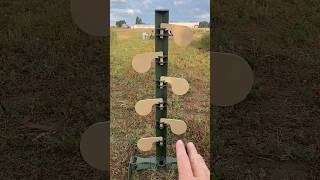 How A Dueling Tree Works. #steeltargets #shootingtargetsUSA #gun