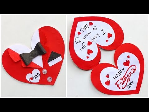 Father's day card making very easy handmade 2024 / DIY Happy Father's day greeting card