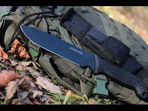 NEW! 7 Inch Bushcraft / Survival Knife - Schrade SCHF52 Frontier