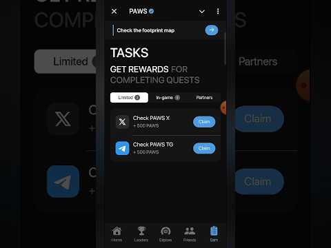 PAWS new task | Check PAWS X & TG | #paws #newtask #available #check #x #tg #howto #claim #FREE100