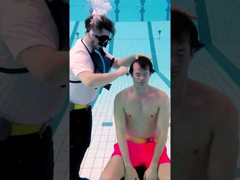 How To Get A Haircut Underwater #freediving