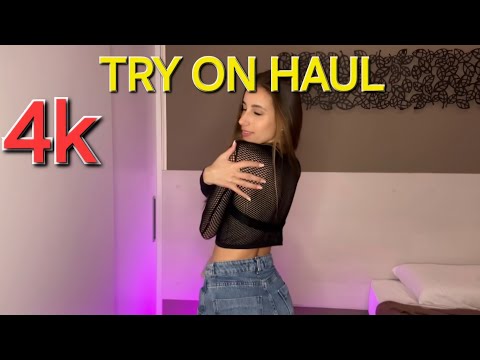 BEST SEE THROUGH LINGERIE OUTFITS - TRANSPARENT TRY ON HAUL (4K)