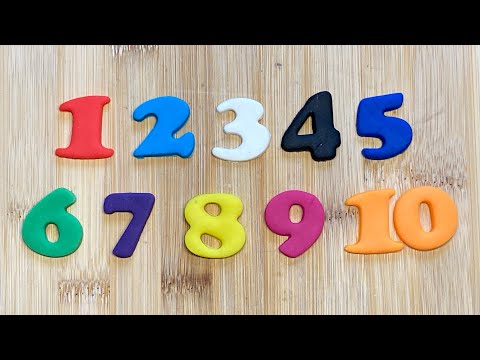 Play-Doh Numbers 1 to 10 | Educational Video for Kids and Toddlers