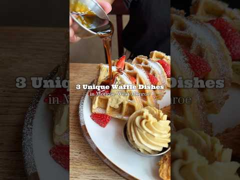 3 Unique Waffle Dishes in Monroe-West Monroe🧇✨#discovermwm #chickenandwaffles #nationalwaffleday