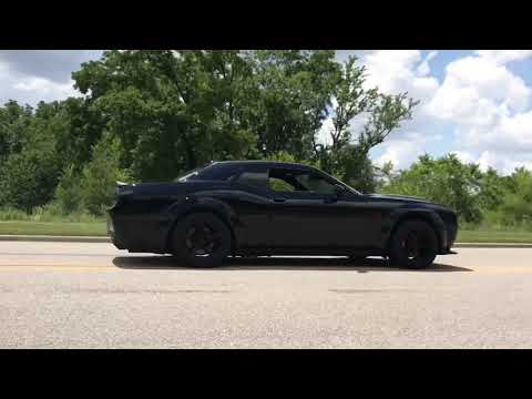 2018 Dodge Demon Exhaust & Supercharger Whine! LOUD Dodge Challenger Demon Exhaust!