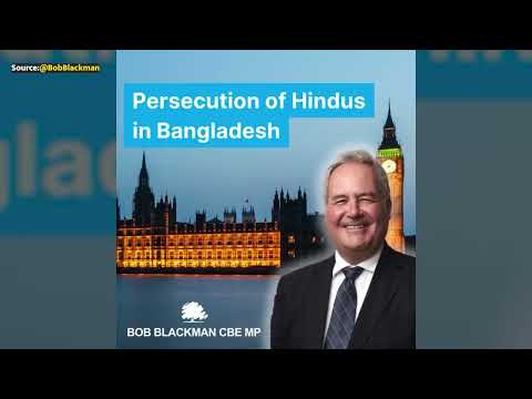 UK MP Bob Blackman Condemns Attack On Hindus In Bangladesh |ISKCON |Chinmoy Krishna Das