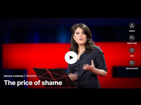 Monica Lewinsky TEDx - Stop Abuse to Save Lives (3rd Person Effect)