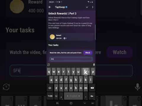 Unlock Rewards! | Part 3 | TapSwap Code