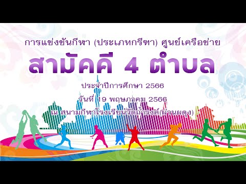 การแข่งขันกีฬา (ประเภทกรีฑา) ศูนย์เครือข่ายสามัคคี 4 ตำบล | โรงเรียนวัดถ้ำรงค์ฯ | 19 พ.ค. 2566