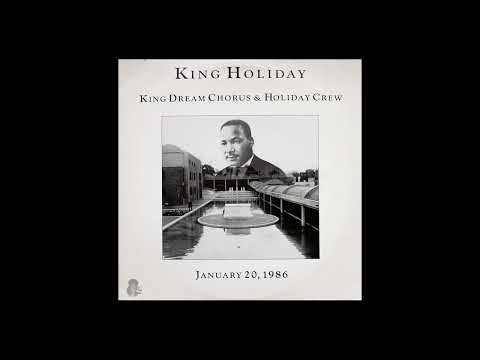 King Dream Chorus and Holiday Crew - King Holiday 12" (1986) | Whitney Houston Fat Boys El Debarge