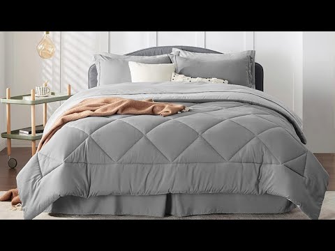 Bedsure 7 Pieces Reversible Comforter Set