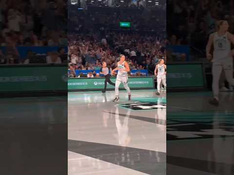 🥶  "SO ICEY" SABRINA IONESCU W/ THE DAGGER 3! #wnba #wnba2024 #newyorkliberty #viral #shorts