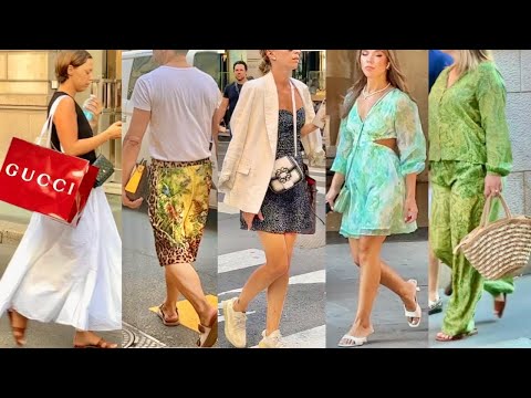 ☀️ +32C MILAN STREET FASHION AUGUST 2024 🇮🇹 SUMMER OUTFITS FOR EVERYDAY ELEGANCE #milanstreetstyle