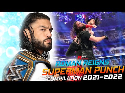 WWE OTC ROMAN REIGNS SUPERMAN PUNCH COMPILATION 2021-2022|| BY ACKNOWLEDGE ME