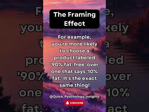 Framing Effect Explained: How Words Shape Your Choices | Mind-Blowing Psychology Facts