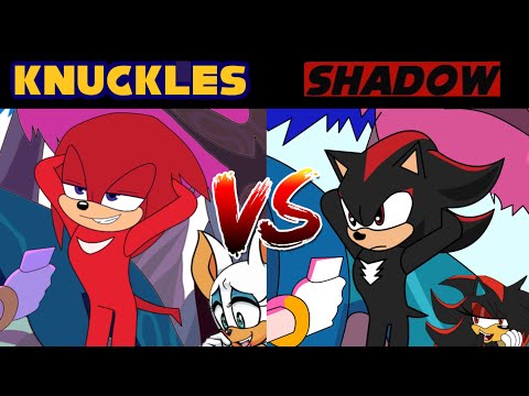 Zero Two Dodging Meme | KNUCKLES VS SHADOW