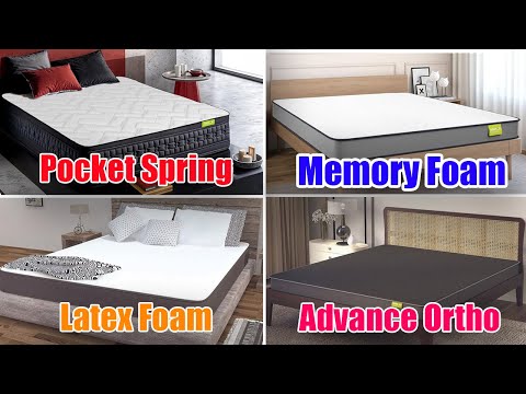 Wakeup INDIA Mattress Comparison 2025 (Memory Foam vs Pocket Spring vs Latex Mattress)