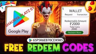 Free redeem code 🔥| REDEEM CODE 2025 New App🔥🔥Dhamaka offer ☠️🔥