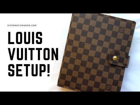 LOUIS VUITTON GM PLANNER SETUP & FLIP THROUGH 2020! SYSTEMATIC MADDIE