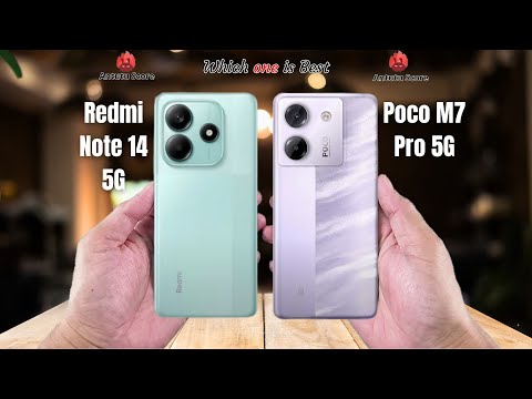 Redmi Note 14 5G vs Poco M7 Pro 5G  Full comparison ⚡Which one is Best