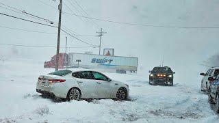 LIVE ARKANSAS SNOWSTORM - LIVE STORM CHASER