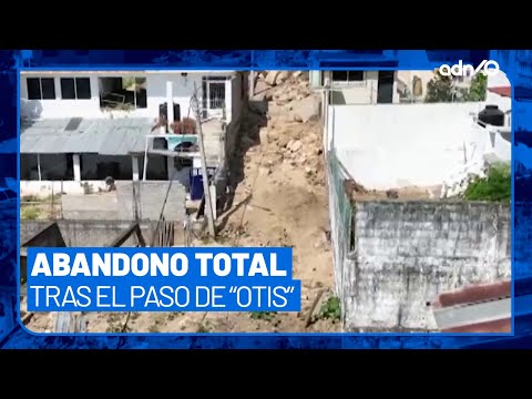 Algunas zonas de Acapulco, Guerrero continúan abandonadas tras el paso de "Otis"