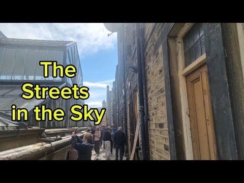 The Streets in the Sky. Halifax Borough Market. Calderdale