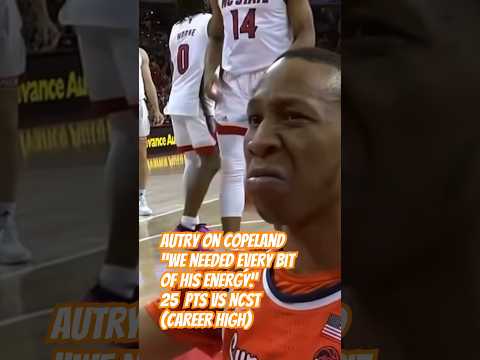 @SyracuseOrange  Autry “We Needed Every Bit of (Copeland’s) His Energy.” vs @ncstateathletics