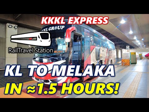 KL TO MELAKA JUST OVER 1.5 HOURS BY BUS! 🇲🇾🚌 KKKL Express KL TBS → Melaka Sentral