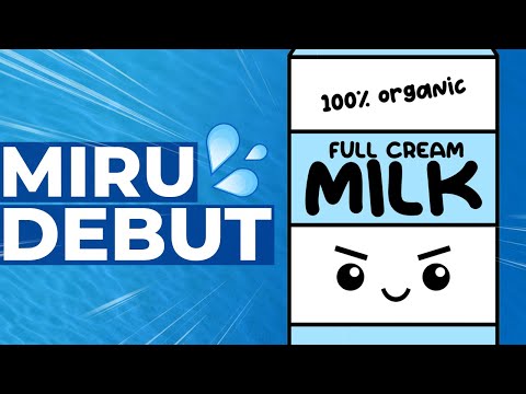 【vtuber debut】hi, i'm miru, and i'm a milk?! ( + the basement introduction)