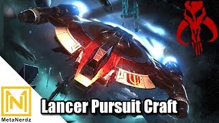 Black Sun & Mandalorians Collab on Ship - Lancer-class pursuit craft - Star Wars Ships Explained