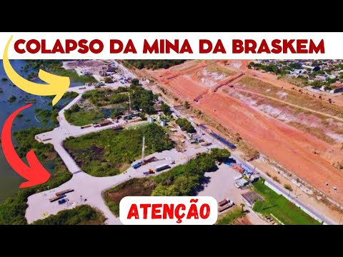 mina da Braskem que  entrou em colapso Maceió Alagoas 🆘🆘