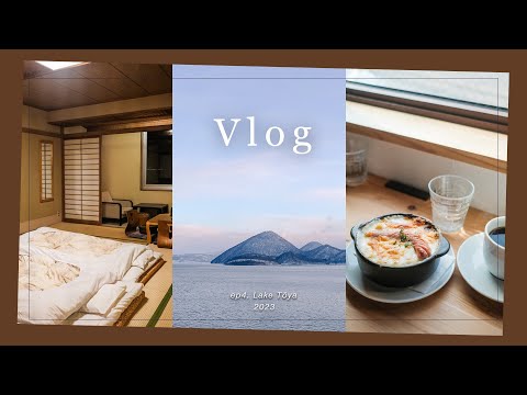 Japan Hokkaido Onsen♨️ : Lake view hotel in Lake Tōya | Explore new cafe : SANGAKU Cafe 山岳喫茶