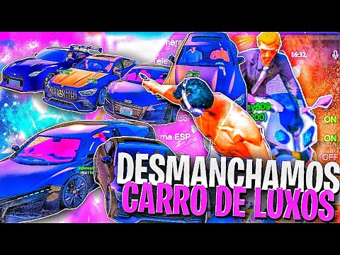 chamei 4 HACKER pra DESMANCHAR CARROS VIP na CIDADE GTA RP