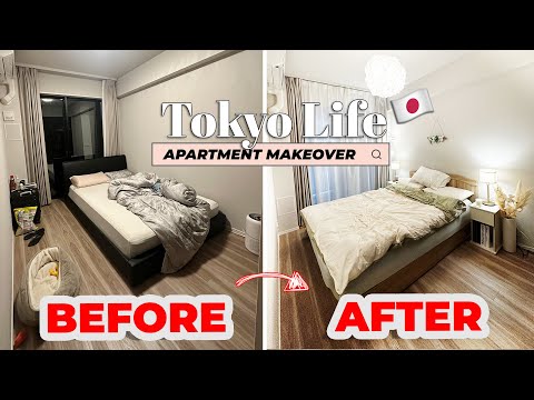 Japanese Apartment Makeover - Aesthetic bedroom | Living in Japan