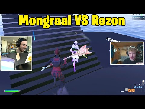 Mongraal VS Rezon ay 1v1 TOXIC Buildfights!