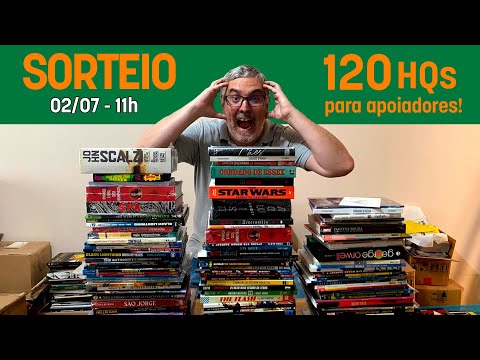 Sorteio de mais 120 quadrinhos para nossos apoiadores no Catarse!