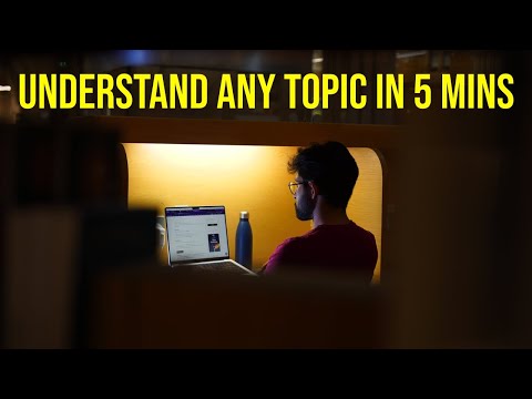 How to Understand Difficult Topics Instantly (from a Med Student)