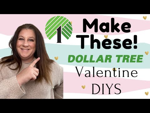 *NEW* Dollar Tree Valentines DIYS You Should TRY! Shabby Farmhouse