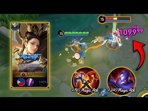 YUHUAN JUNGLE INSANE MAGIC DAMAGE BUILD 🔥 - HONOR OF KINGS