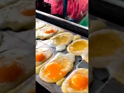 Street Food Around the World - 🔥egg pancake muffin