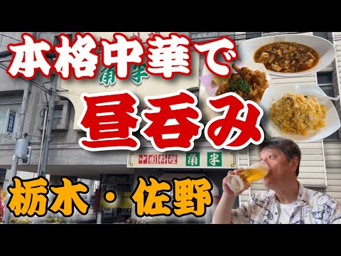 なにげに入った中華屋さんで昼呑み‼️【栃木・佐野　中国料理　角半】