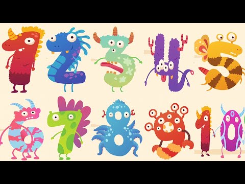 Monster Numbers - Let's Play, Learn And Count - Fun Number Learning Game For Kids