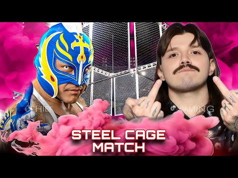 WWE 2K24 • STEEL CAGE MATCH - Rey Mysterio VS Dominik Mysterio | WWE